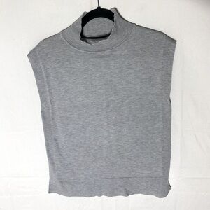 5/$25 Banana Republic Factory Grey Wool Blend Mock Neck Sleeveless Sweater Vest
